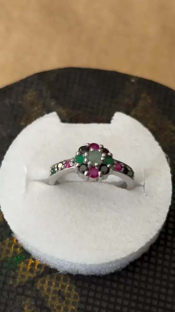 Elegant Natural Stone Ring